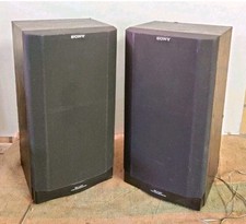 SONY SS-A307 Altoparlanti Nero HiFi Casse Acustiche 2Vie 80W  HiFi Vintage Casse