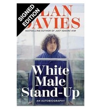 SIGNED Alan Davies Book White