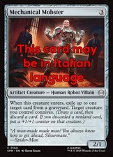 MTG 4x MECHANICAL MOBSTER EXC - GANGSTER MECCANICO 168 - SPM - MAGIC