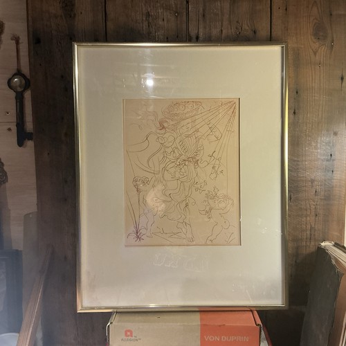 Stampa acquaforte vintage