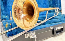 Yamaha YSL-651 trombone tenore con custodia strumento a fiato ottone Giappone