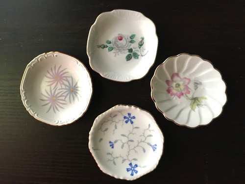 Piattini ceramica - 4, in