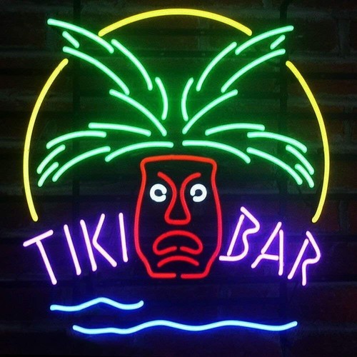 Tiki bar totem palo x14 - palo, 17"x14"