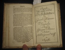 1724 Vignola. Regola delli