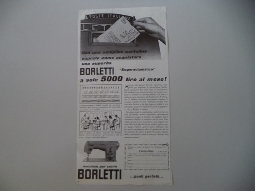 Advertising pubblicità 1958 - advertising,