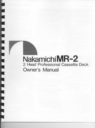 Nakamichi cassette deck - nakamichi,