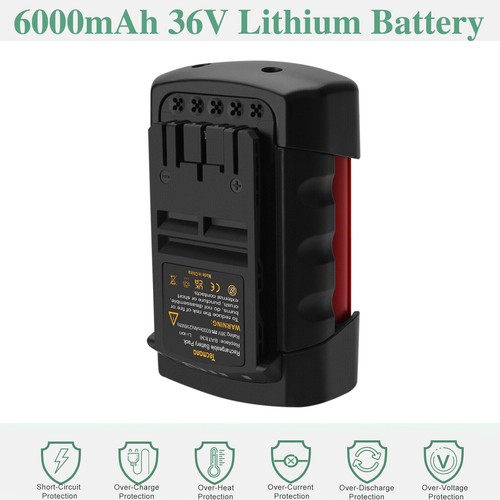 6ah 36v litio - litio, batteria