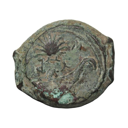 Antica moneta greca - in, bronzo
