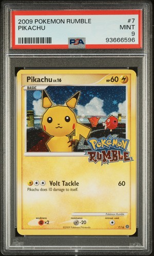 Psa pikachu 16 rumble - psa,