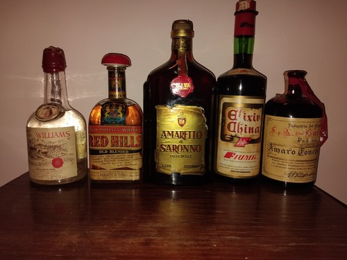 Bottiglie liquori vintage - liquori,