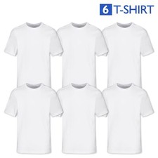 6 T-Shirt Maglietta Intimo