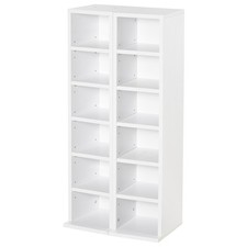 HOMCOM Set 2 Mobili Libreria a
