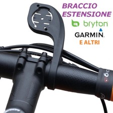 staffa supporto braccio contachilometri ciclocomputer gps garmin bryton manubrio