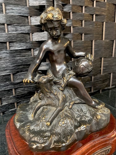 Antica statua vero bronzo - vero,