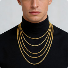 Collana catena corda taglio