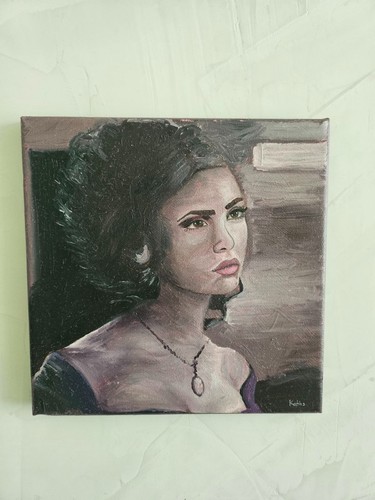 Katherine pierce hand painted - pierce, hand-painted