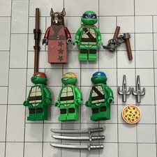 Lego Minifigure TMNT Teenage Mutant Ninja Turtles Leonardo lotto di 4 10669 F7 22