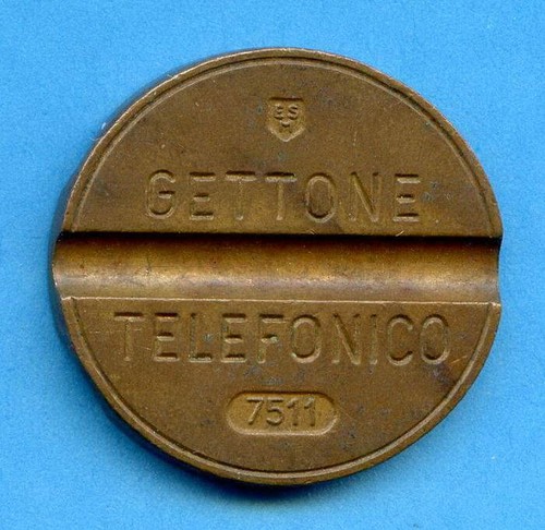 Gettone telefonico 7511 - -,