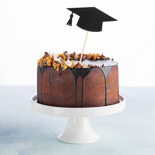 Pcs topper torta - torta, laurea