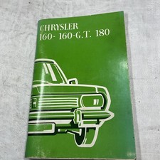 Vintage Chrysler 160 GT 180