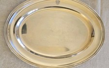 Vassoio In Argento Ovale 800