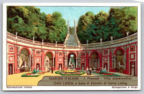 Vittoriana liebig trade card - liebig,