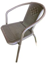 SEDIA IN ACCIAIO EFFETTO