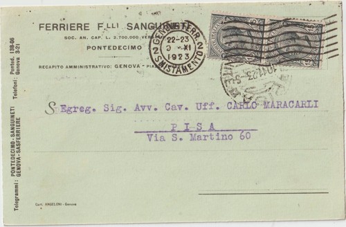 Italia 1923 pontedecimo genova - 1923,