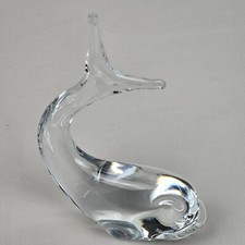 SOPRAMMOBILE DELFINO MANIFATTURA VETRO CRISTALLO DI MURANO ARTE ITALIANA GLASS