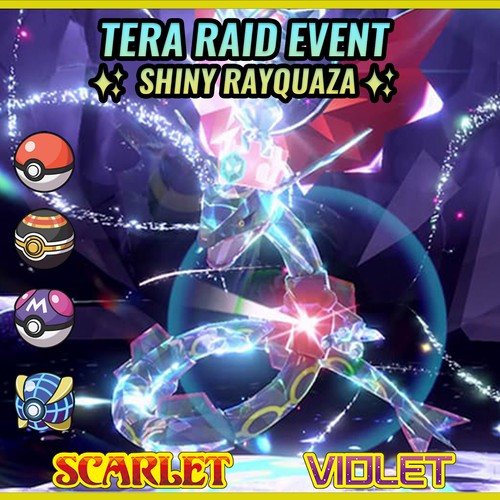 Shiny rayquaza event - ✨, 🟣event