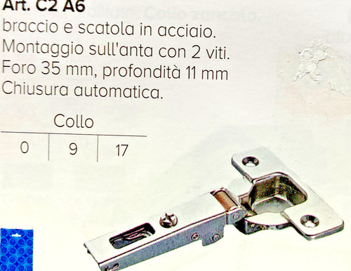 Cerniere base ante - x,