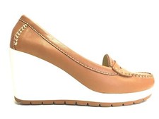 SCARPE SANDALO ZEPPA DONNA GEOX ORIGINALI DORI D22P9S CAMEL PELLE PE NEW