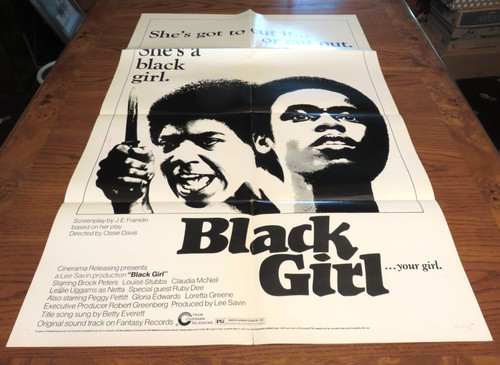 Black girl 27x41 poster - poster, film