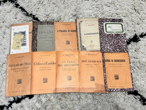 Libretti opera lotto - libretti, d'opera