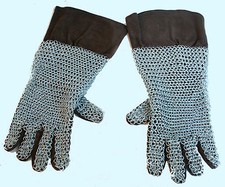 Ritter Ketten Handschuhe Leder