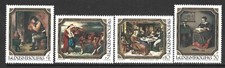 Lussemburgo, Scott #710-713, Dipinti, MNH