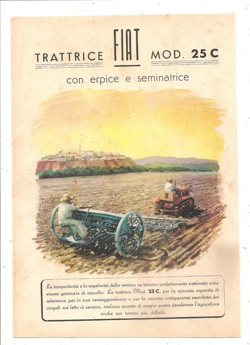 Trattrice fiat mod c - mod., 25