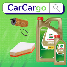 KIT TAGLIANDO PER BMW SERIE 3 320CD DIESEL 2005-2007 OLIO ARIA CASTROL OIL 5W-30