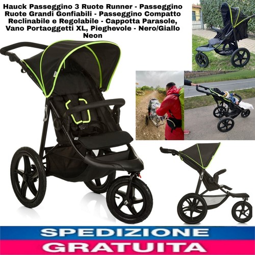 Passeggino ruote runner con - 3,