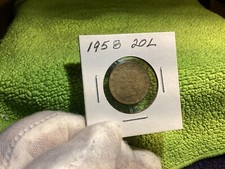 5 COINS of ITALY 1958 20 LIRE