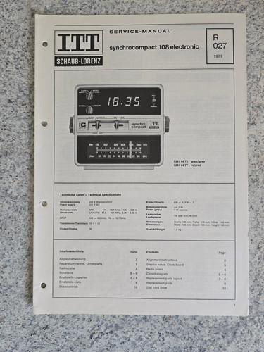 Manuale servizio originale - di,