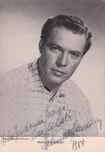 Autografo helmut schneider - -,