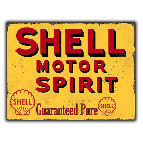 Shell motor spirit insegna - spirit,