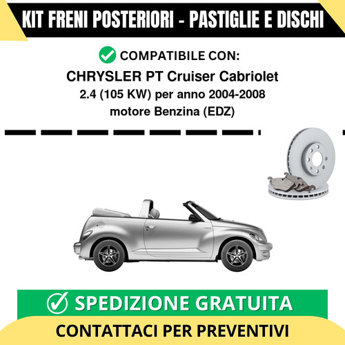 Kit freni posteriori per - posteriori,