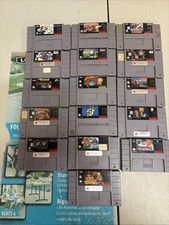 Super Nintendo Games. Wide
