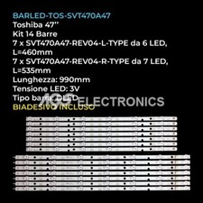 KIT 14 BARRE STRIP LED TV