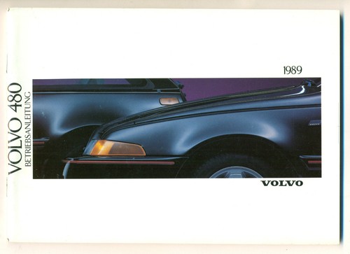 Volvo 480 1989 manuale uso - volvo,