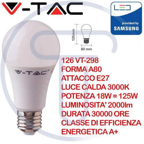 Tac 126 lampadina led - 126,