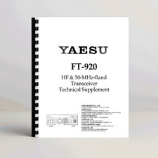 Yaesu FT-920 Manuale di