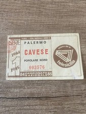 Palermo-cavese Biglietto Calcio 1984/85(Juventus,Lazio,Inter,Roma,Milan,napoli)